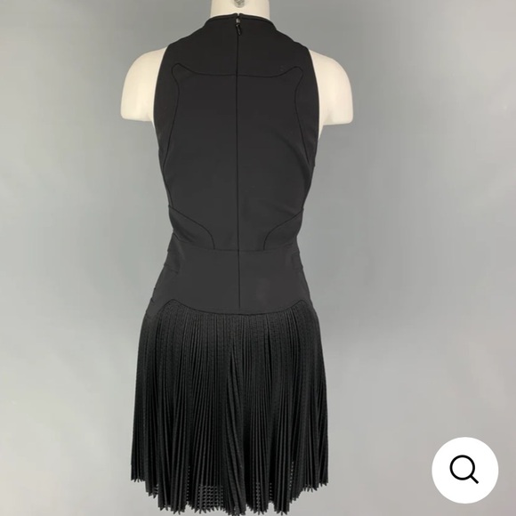 Alexander wang polymjde fringe mini dress Sz 6. Fits a 4 - Picture 3 of 7